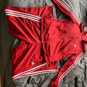 Red and White Adidas Jumpsuit (New)